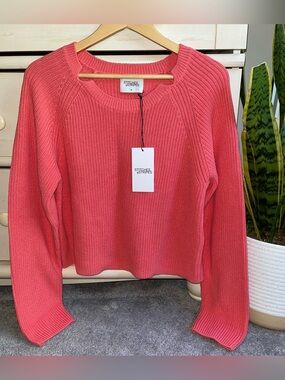 NWT Stitches & Stripes Shaker Ribbed Pullover Sweater M